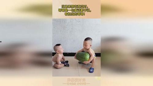 带弟弟吃瓜,一场温馨的夏日亲子美食之旅