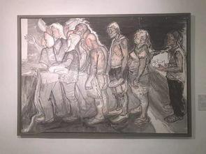 吃瓜群众图片油画